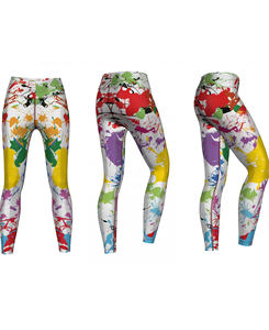 Leggings de yoga et de fitness grande taille pour femmes 2026, avec impression par sublimation, design personnalisé brodé, 180 g - Product Image 4