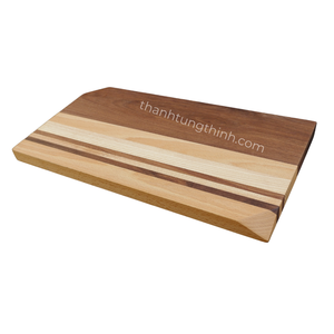 Planche à découper en bois, design minimaliste, finition mate, bois de teck durable, indispensable pour la cuisine - Product Image 6