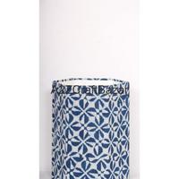 Poubelle extérieure élégante hexagonale pliable à ouverture supérieure en carton de coton, taille personnalisable pour bureau, hôpital, extérieur