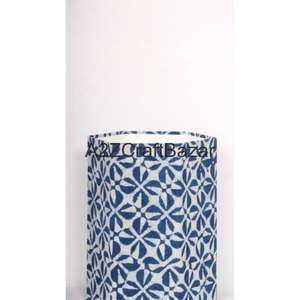 Poubelle extérieure élégante hexagonale pliable à ouverture supérieure en carton de coton, taille personnalisable pour bureau, hôpital, extérieur - Product Image 3