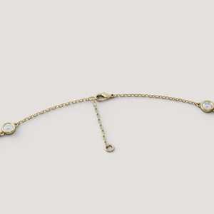 Collar con Diamante Cultivado en Laboratorio Personalizado, Oro Sólido de 14K, Engaste en Bisel, 2 Quilates, Certificado IGI, Minimalista, Clásico, para Usar en Capas, Venta al por Mayor - Product Image 3