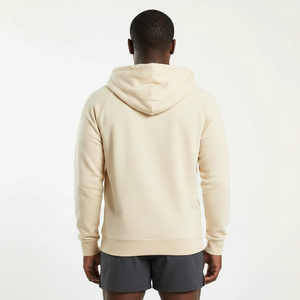 Sudadera con capucha de forro polar grueso para hombre, con cremallera completa, de algodón, informal, para invierno, venta al por mayor OEM - Product Image 2