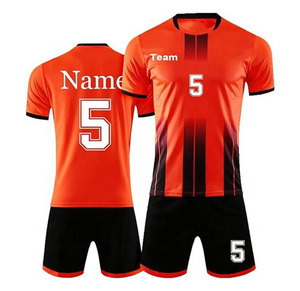 Uniforme Deportivo Personalizado para Equipos, Transpirable, de Secado Rápido, Conjunto de Camiseta de Fútbol para Adultos, 100% Poliéster Malla, para Clubes de Fútbol - Product Image 2