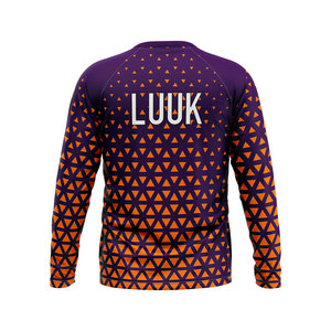 Maillots de sport pour hommes à manches longues, respirants, antibactériens, écologiques, à séchage rapide, imprimés sur mesure, vêtements de compression, vêtements de loisirs - Product Image 5