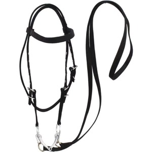 Thickened Horse Halters Comfortable Adjustable Strap Horse Bridle <b>Headband</b> Three Colors Heavy Duty Horse Bridle Training Rope - Product Image 3