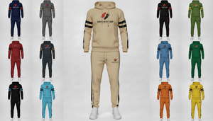 Ensemble de survêtement pour homme, pantalon de jogging, vêtements de sport décontractés, survêtement deux pièces unisexe - Product Image 6