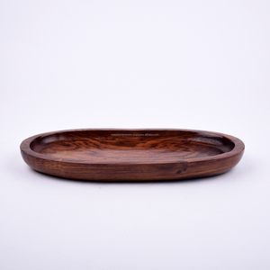 Plateau ovale en palissandre Ultimate Finish Vaisselle et ustensiles de cuisine polyvalents pour servir et présenter - Product Image 1