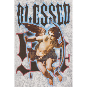 T-shirt personnalisé en coton épais vintage avec motif anime pour femme, délavé à l'acide, été, écologique, séchage rapide, respirant - Product Image 4