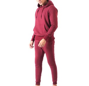 Ensemble de survêtement en polaire pour homme, 2 pièces, sweat à capuche et pantalon de jogging, vêtements de sport décontractés chauds, tenue de sport douce pour l'entraînement, vêtements d'entraînement d'hiver - Product Image 1