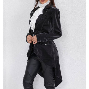Veste de costume gothique à revers pour femme, style victorien, veste de queue-de-pie, tenue steampunk, manteau de pirate médiéval 2026 - Product Image 4