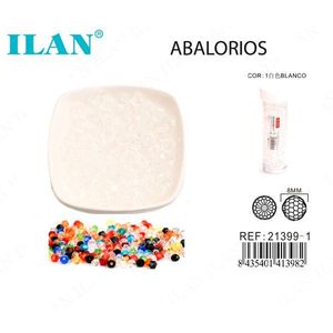 Perline Rotonde Bianche ILAN da 8mm per Creazione di Gioielli - Product Image 1