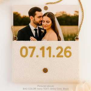 Pochette élégante perlée, sac à main de créateur fait main abordable pour femme, idéal pour les mariages, les fêtes et les soirées - Product Image 5