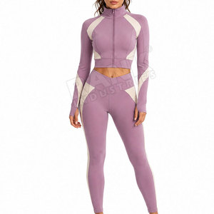 Nuevo Estilo, Color Personalizado Disponible en Diferentes Tallas, Venta al por Mayor, el Mejor Diseño, Conjuntos de Yoga Transpirables de 3 Piezas - Product Image 3