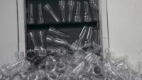 Harga Pabrik Kualitas Tinggi Bahan Plastik Daur Ulang Poliuretan Preform Scrap Serpihan Cetakan Botol Transparan Serat Pasokan Massal