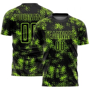 เสื้อฟุตบอลทีมขายส่งสุดฮิตสำหรับสโมสร ผ้าโพลีเอสเตอร์แห้งเร็ว พร้อมพิมพ์ชื่อ เบอร์ และโลโก้ บริการ OEM - Product Image 5