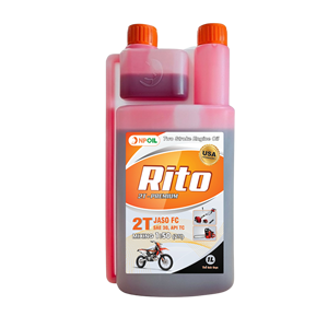 NPOIL 2-Stoke engine oil – RITO PREMIUM 500ml 1L Vietnam Lubricant Base oil & premium additives High Quality - Product Image 1