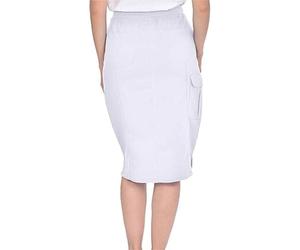 Falda de Trabajo Médica para Mujer, Uniforme de Trabajo Médico Cómodo con Cintura Elástica para Hospital y Clínica - Product Image 4