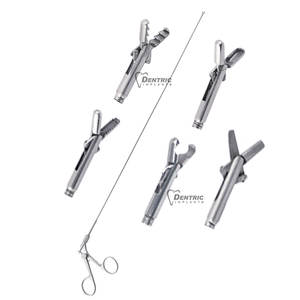 Pinzas para cuerpos extraños para histeroscopio 410mm, Kit quirúrgico endoscópico Clase II, Acero inoxidable de alta calidad, Manual, CE MOL General - Product Image 6