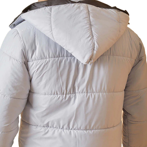 Veste matelassée à capuche pour homme, alternative au duvet, chaude, pour l'hiver, vêtement d'extérieur décontracté - Product Image 5