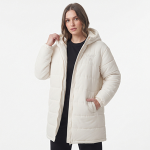 Manteau long matelassé pour femme, vente en gros, veste d'hiver légère à capuche, chaud, mi-long, rembourré, décontracté, vêtement d'extérieur - Product Image 3