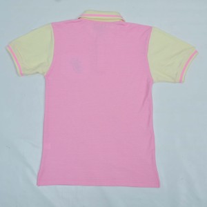 เสื้อโปโลแขนสั้นผู้ชาย Splendor ผ้าเจอร์ซีย์ถัก สีชมพู สีเหลือง สวมใส่สบาย ระบายอากาศดี ดีไซน์ทันสมัย ขายส่ง สำหรับฤดูร้อนและกิจกรรมกลางแจ้ง - Product Image 2