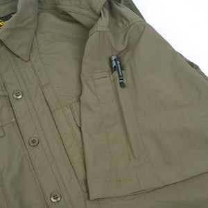 Camisa Táctica de Manga Corta con Dos Bolsillos para Exteriores, de Secado Rápido, con Botones, Informal, para Hombre, UPF 50 - Product Image 2