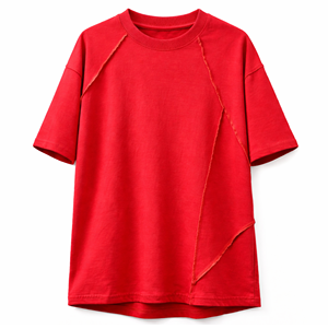 เสื้อยืดโอเวอร์ไซส์ผ้าคอตตอนผสมสแปนเด็กซ์เนื้อหนัก 220 GSM พร้อมรับสั่งพิมพ์ลาย - Product Image 1