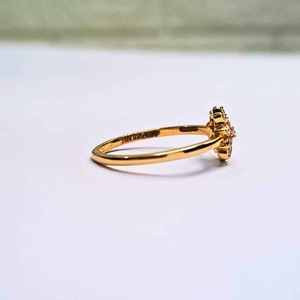 Bague Fleur en Moissanite Argentée, Bague à Pétales Ronds pour Femme, Bijoux de Mariage et de Fiançailles en Gros - Product Image 2