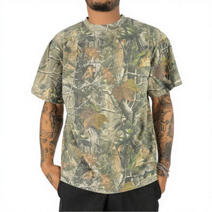 Camisetas Deportivas Transpirables de Verano, 100% Algodón Jersey, Camuflaje para Hombre, con Diseño Personalizado, Ecológicas - Product Image 4