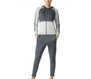 Wide Waistband Pullover Hoodie Sweatpants Set Eco-Friendly Solid Custom Printed Sports Oversized <b>Women's</b> Tracksuits <b>Sweatsuit</b> - Product Image 5