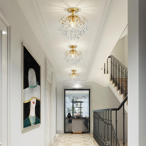 Lustre en cristal, <span class=keywords><strong>luminaire</strong></span> <span class=keywords><strong>de</strong></span> plafond moderne pour chambre à coucher, couloir, bar, cuisine, <span class=keywords><strong>salle</strong></span> <span class=keywords><strong>de</strong></span> <span class=keywords><strong>bain</strong></span> - Product Image 2