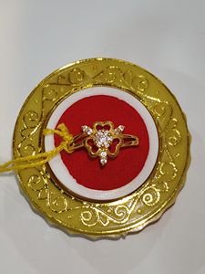 22k Solid Gold <b>Ring</b> For Women Authentic Handcrafted Ethnic Indian Jewelry Genuine Fancy Party Bridal Wear <b>Statement</b> Piece - Product Image 4