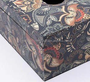 ARTISAN CRAFT-Boîte à mouchoirs décorative en MDF moderne pour la maison, le bureau, la salle de bain, la cuisine et le salon - Product Image 6