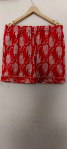 Conjunto de Pijama de 2 Piezas para Mujer, 100% Algodón, Estampado de Leopardo Rojo, Camisa de Manga Corta con Botones, Tejido Cómodo - Product Image 4
