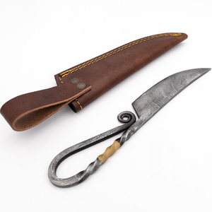 Cuchillos de Chef Japoneses Profesionales de la Marca SHORT SIGN INDUSTRY, Acero con Alto Contenido de Carbono, Mango de Cuero, Ecológicos, Multifuncionales, para Camping - Product Image 1