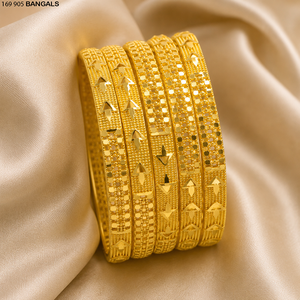 Elegantes Brazaletes de Aleación para Joyería de Moda, Brazaletes de Latón Chapados en Oro con Engaste de Canal, Brazaletes de Aleación Chapados en Oro de Moda - Product Image 1