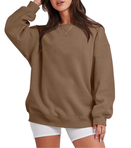 Sweat-shirt oversize de haute qualité pour femme, respirant, grande taille, avec badge et sequins sur le devant - Product Image 5