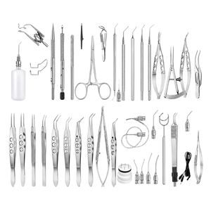 Kit médical en acier inoxydable pour chirurgie oculaire, ensemble de 15 instruments de phaco-chirurgie Extracap, vente chaude - Product Image 4