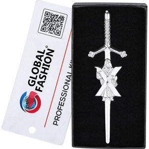 Broches Decorativos para Trajes de Tartán del Clan San Andrés, Metal de Alta Calidad para Accesorios Tradicionales de Tartán 2026 - Product Image 2