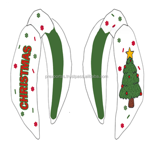 Football Beaded <b>Padded</b> Headband Tail Handmade Embroidery Foam Finger Sports Fan Hairband <b>Game</b> Day Cheer Accessory for Kids - Product Image 4