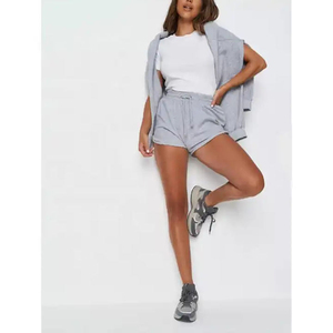 Women's 2 Piece <b>Set</b> Hoodie and Shorts Letter Print Digital Printed <b>Knitted</b> Cotton Regular Fit Casual Sportswear All Seasons Wear - Product Image 6