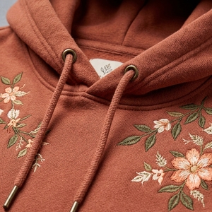 Sweat à capuche brodé pour homme, 100% coton molletonné, séchage rapide et respirant, personnalisable, vêtements décontractés - Product Image 6