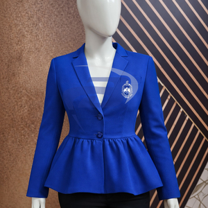 Delta |   Sigma |   Blazer Peplum pour femmes Theta DST Sorority, veste de bureau - Product Image 1