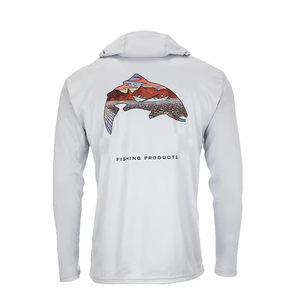 Sudadera de Pesca Ligera de Alto Rendimiento con Diseño Personalizado, Protección Solar UPF 50+, Logotipo Personalizado por Sublimación, Camiseta de Pesca de Manga Larga - Product Image 3