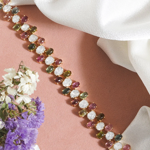 Pulsera de Diamantes Emma Polki, Elegante y Contemporánea, con un Atractivo Refinado para Mujer, Estilo Novia - Product Image 1