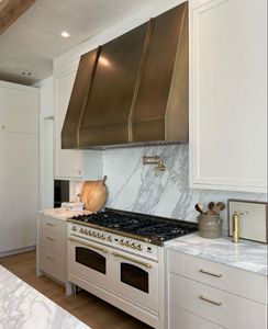 Sophisticated Brass Range Hood Built With Heavy Duty Materials Stylish Ventilation Solution For Modern <b>Homes</b> - Product Image 5