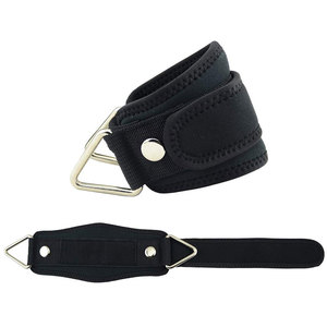 Adjustable Nylon <b>Ankle</b> Guards with Metal D-Ring Closure for Protection Unisex Adult Use in Drawstring Bag - Product Image 4