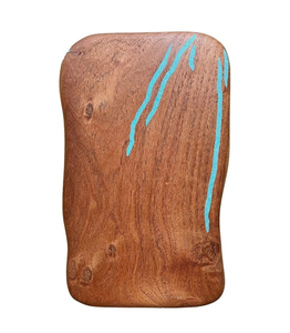 Planche à découper élégante en résine époxy et bois pour couper fruits, légumes, viande, planche à découper artisanale personnalisée pour ustensiles de cuisine - Product Image 6