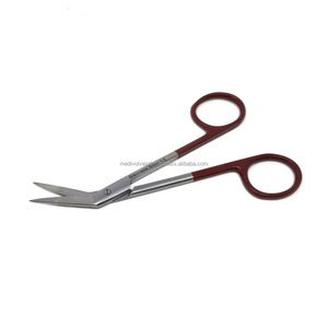 Tijeras Oftálmicas Anguladas Medivolve Iris de 4.5 Pulgadas, Instrumentos Quirúrgicos Oftálmicos, Certificación CE ISO, Proveedor Mayorista OEM ODM - Product Image 3