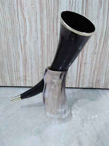 Cuerno Vikingo Original para Beber, Hecho a Mano, con Soporte de Cuero Pulido para Cinturón, Temática Religiosa y Animal, Cuernos de Cerveza, Regalo de Boda - Product Image 5